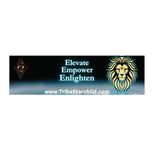Enlighten Bumper Sticker - Tribe Starchild