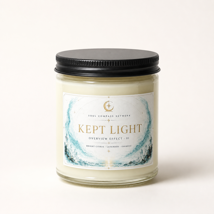 Kept Light Overview Effect No. 01 soy candle: main studio view